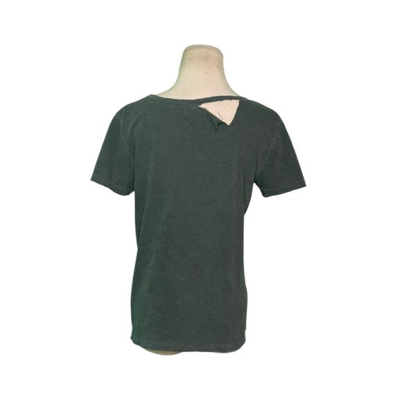 n:Philantropy gray short sleeves distressed lovely t shirt size Small - Picture 2 of 12